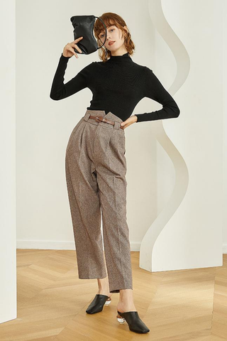 Fansilanen | Woolen Belt Pants