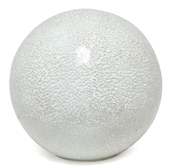 Simple Designs 1 Light Mosaic Stone Ball Table Lamp