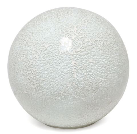 Simple Designs 1 Light Mosaic Stone Ball Table Lamp