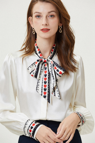 Fangyan | Wolf Silk Blouse