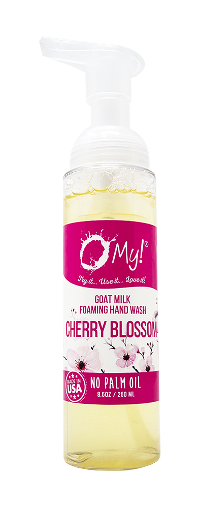 O My! Goat Milk Foaming Hand Wash - Delivers a Rich, Creamy Foam packed with Farm Fresh Goat Milk - Free of Parabens & More - Leaping Bunny Certified - Handcrafted in USA