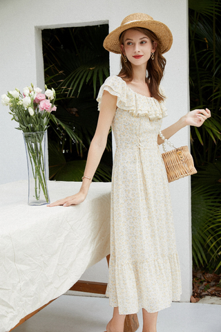 Sylphide | Forsythia Ruffle Dress