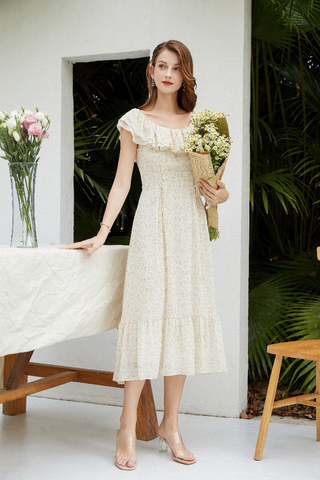 Sylphide | Forsythia Ruffle Dress