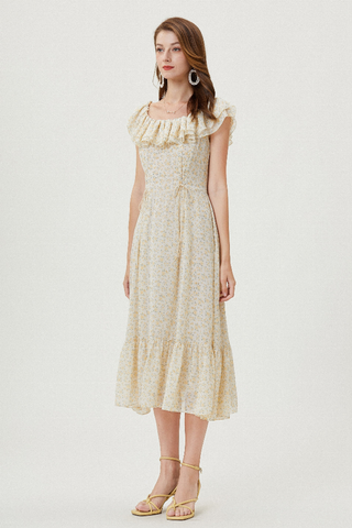 Sylphide | Forsythia Ruffle Dress