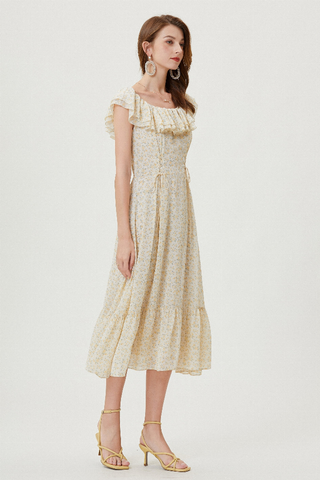 Sylphide | Forsythia Ruffle Dress