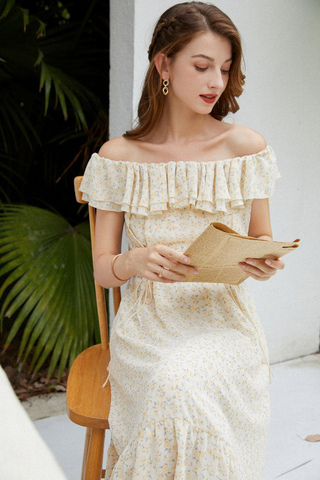 Sylphide | Forsythia Ruffle Dress