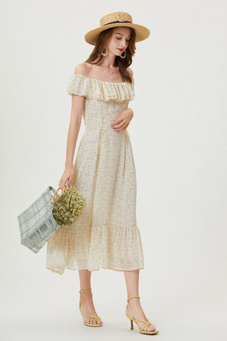 Sylphide | Forsythia Ruffle Dress