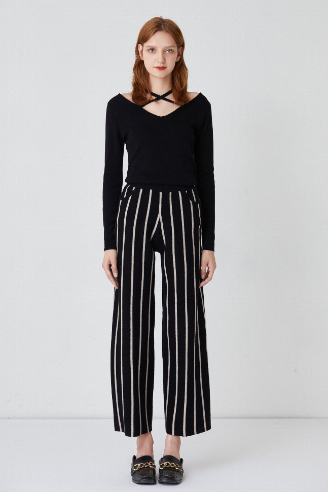 Fangyan | Black Perrine Knit