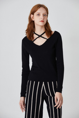 Fangyan | Black Perrine Knit