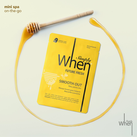 Future Fresh Smooth Out Ultra-Soft Cotton Linter Bemliese Sheet Mask - Simply When