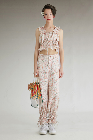 Fussed | Floral Patterned Baggy Pant