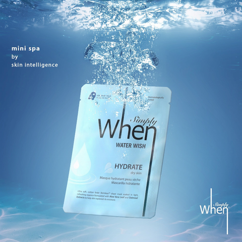 Water Wish Hydrate Ultra-Soft Cotton Linter Bemliese Sheet Mask - Simply When