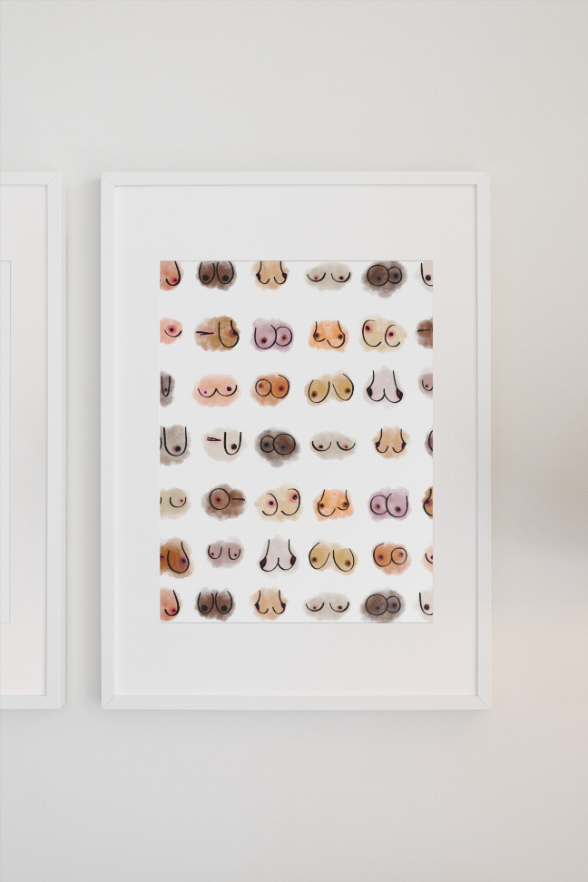 Titty Committee Wall Art Print