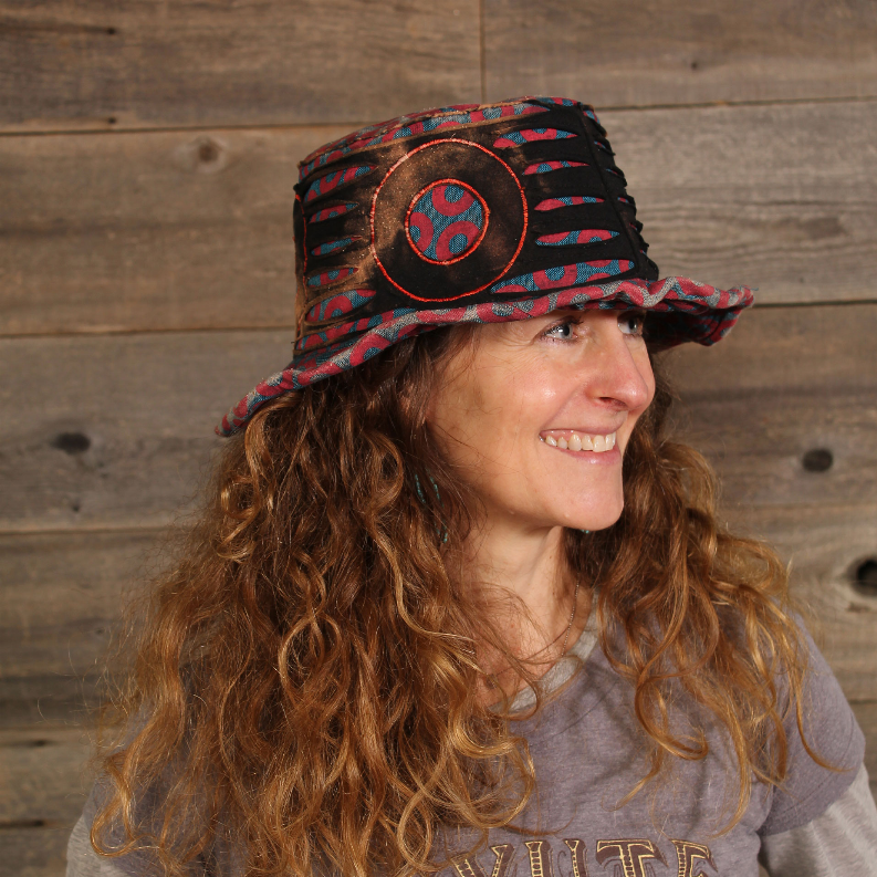 PHISH HAT Phish Donut Print Razor Cut & Donut Applique'