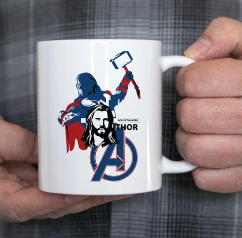 Hero Inspired Coffee Mug - Thor | By Trebreh Designs
