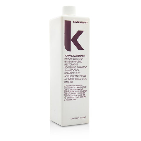 Young.again.wash (immortelle And Baobab Infused Restorative Softening Shampoo - To Dry Brittle Hair)