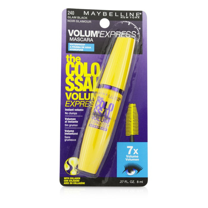 Maybelline Volum' Express The Colossal Waterproof Mascara - #classic Black  --8ml/0.27oz By Maybelline