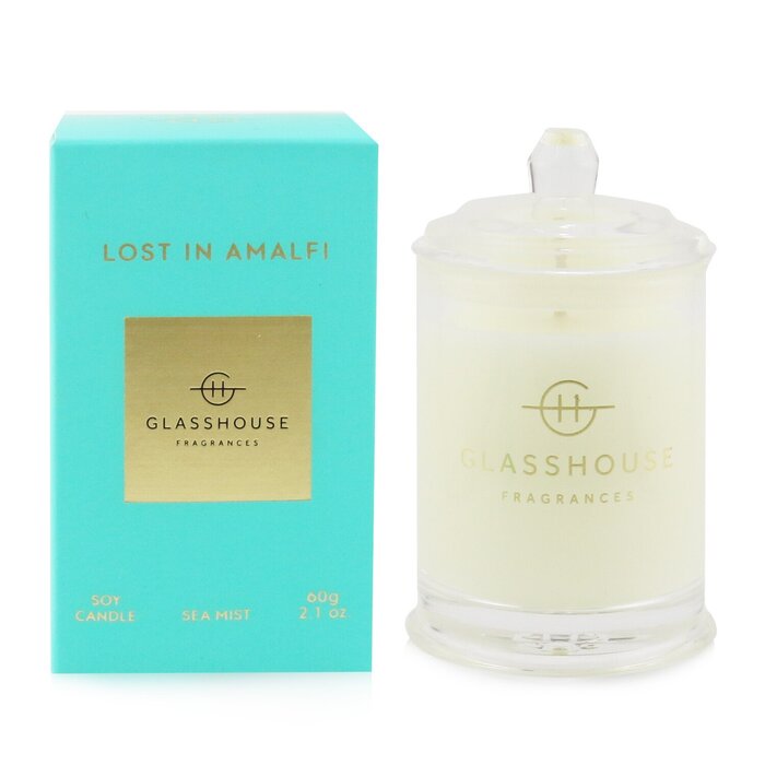 Triple Scented Soy Candle - Lost In Amalfi (sea Mist) - 380g/13.4oz