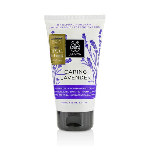 Caring Lavender Moisturizing &amp; Soothing Body Cream - For Sensitive Skin - 150ml/4.74oz