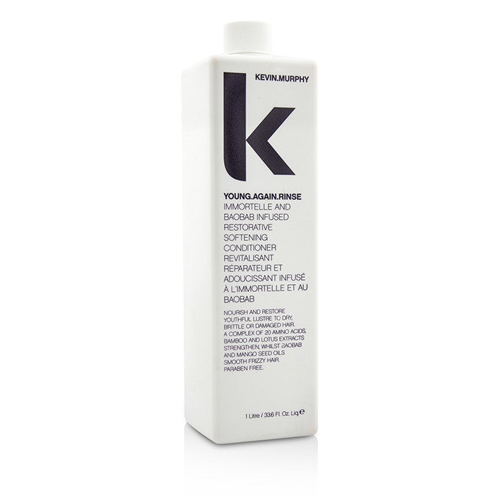 Young.again.rinse (immortelle And Baobab Infused Restorative Softening Conditioner - To Dry, Brittle Or Damaged Hair) - 1000ml/33.8oz