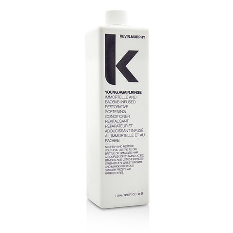 Young.again.rinse (immortelle And Baobab Infused Restorative Softening Conditioner - To Dry, Brittle Or Damaged Hair) - 1000ml/33.8oz