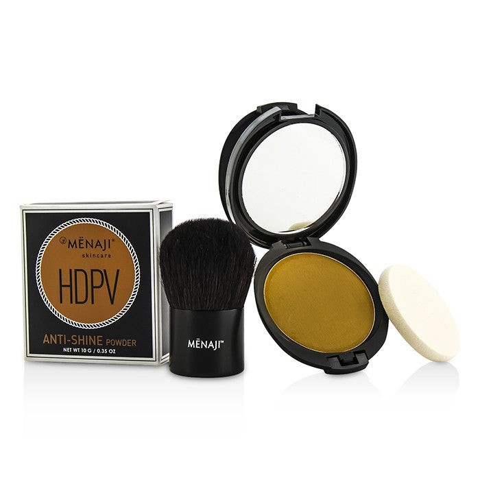 Hdpv Anti-shine Sunless Tan Kit: Hdpv Anti-shine Powder - T (tan) 10g + Deluxe Kabuki Brush 1pc - 2pcs