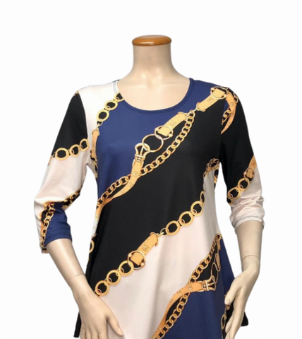 Digital Print Tunic Top
