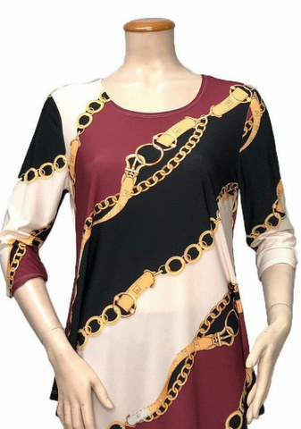 Digital Print Tunic Top