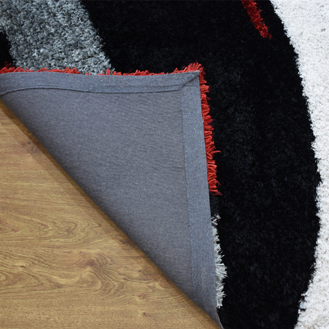 Rugsotic Carpets Hand Tufted Shag Polyester Square Area Rug Contemporary