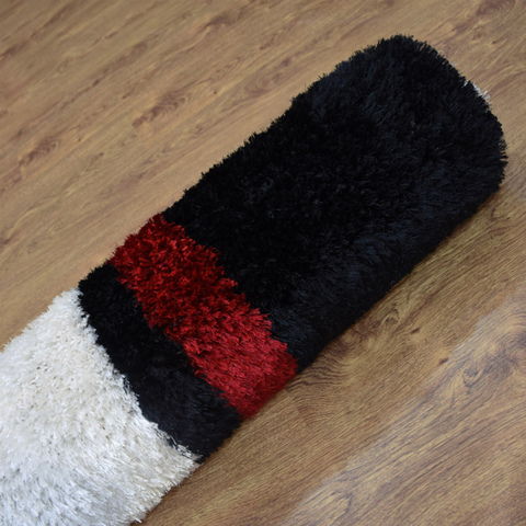 Rugsotic Carpets Hand Tufted Shag Polyester Square Area Rug Contemporary
