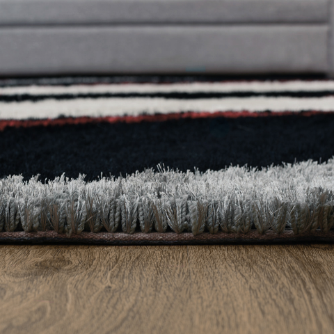 Rugsotic Carpets Hand Tufted Shag Polyester Square Area Rug Contemporary