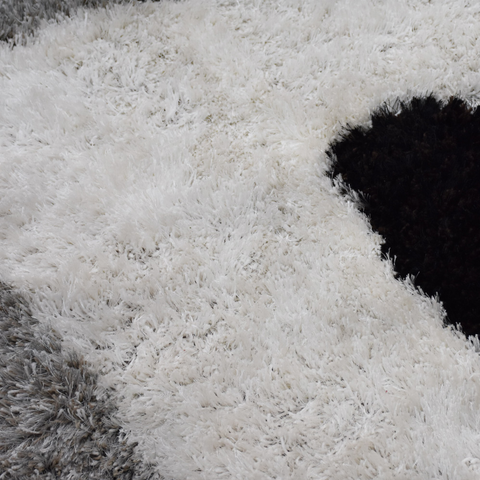 Rugsotic Carpets Hand Tufted Shag Polyester Square Area Rug Contemporary