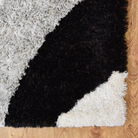 Rugsotic Carpets Hand Tufted Shag Polyester Square Area Rug Contemporary