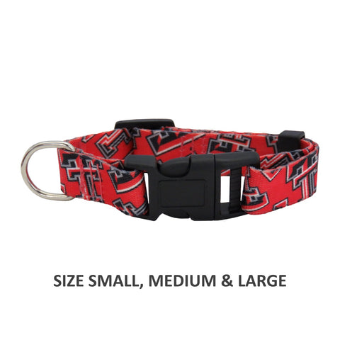 Texas Tech Red Raiders Pet Nylon Collar