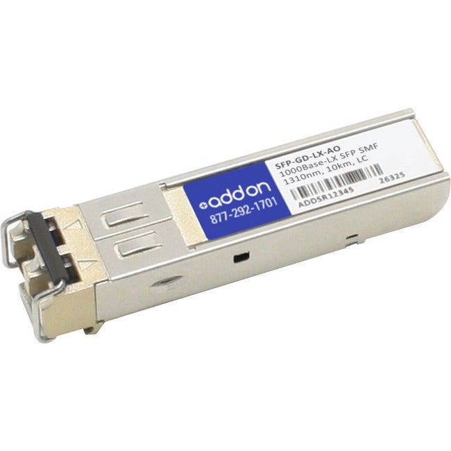 AddOn MRV SFP-GD-LX Compatible TAA Compliant 1000Base-LX SFP Transceiver (SMF, 1310nm, 10km, LC)
