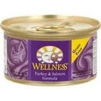 Wellness Canned Turkey Salmon Cat Food (24x3 Oz)