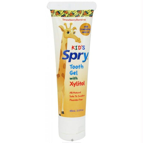 Spry Infant Tooth Gel Strawberry Banana  Flavor  (1x2 Oz)