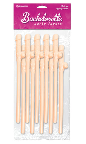 Bachelorette Party Favors 10 Dicky Sipping Straws