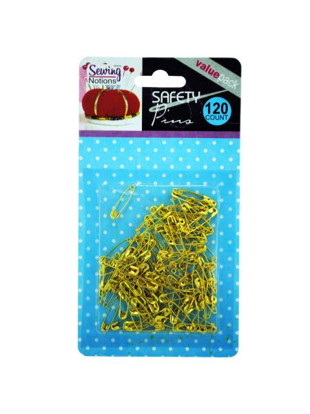 Small Gold Tone Safety Pins (Available in a pack of 24)