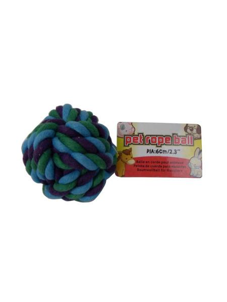 Dog Rope Ball (Available in a pack of 24)