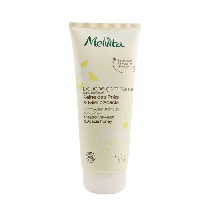 Meadowsweet &amp; Acacia Honey Shower Scrub - 200ml/6.7oz