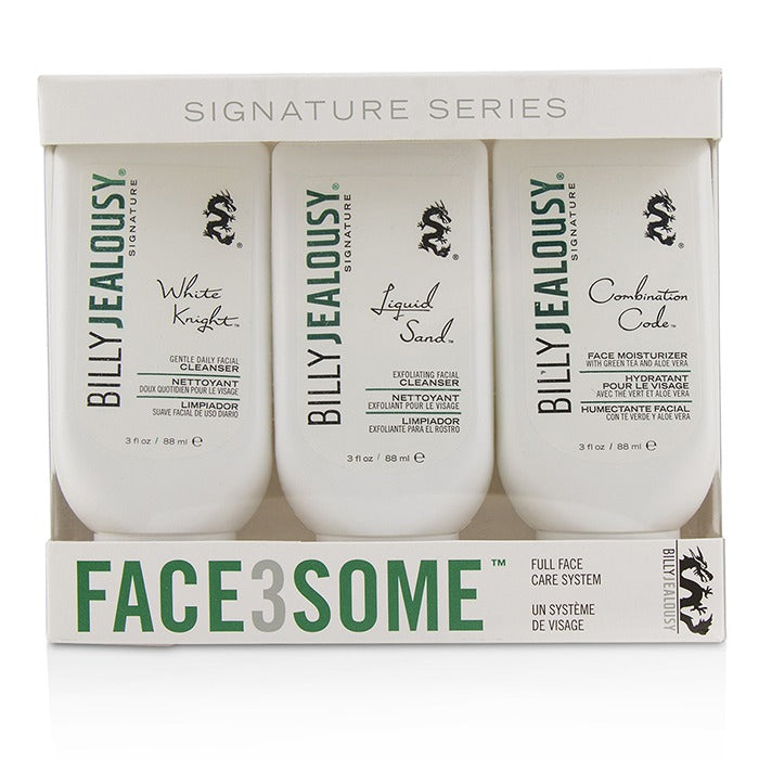 Face3some Kit: Face Moisturizer 88ml + Exfoliating Facial Cleanser 88ml + Gentle Daily Facial Cleanser 88ml - 3pcs