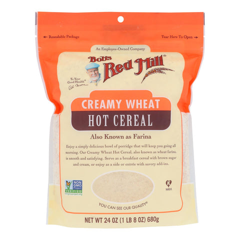 Bob's Red Mill - Cereal Creamy Wheat Farin - Case Of 4-24 Oz
