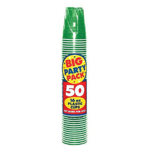 16 oz. Plastic Party Cups - 50 ct