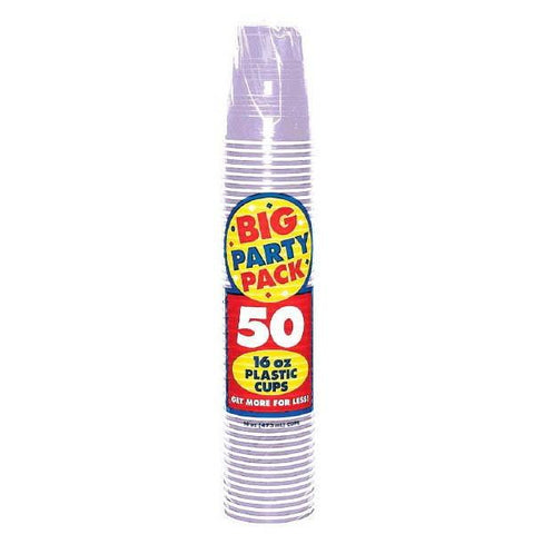 16 oz. Plastic Party Cups - 50 ct