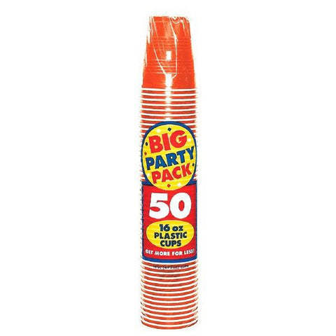 16 oz. Plastic Party Cups - 50 ct