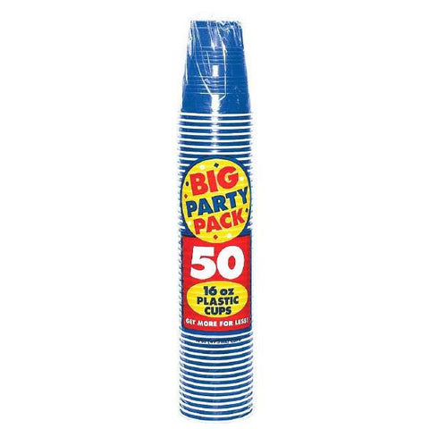 16 oz. Plastic Party Cups - 50 ct