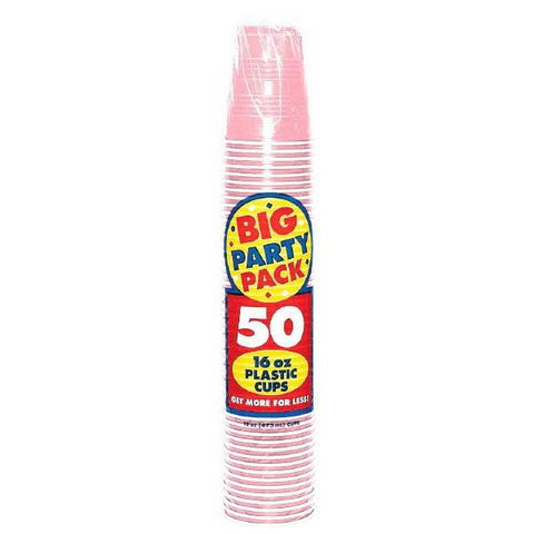 16 oz. Plastic Party Cups - 50 ct