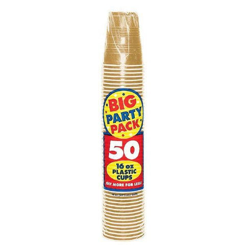 16 oz. Plastic Party Cups - 50 ct