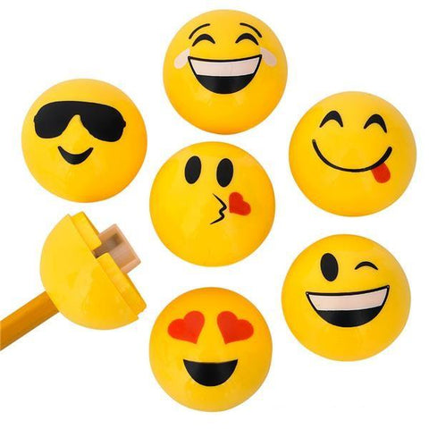 1.5" Emoticon Sharpeners 24 pk
